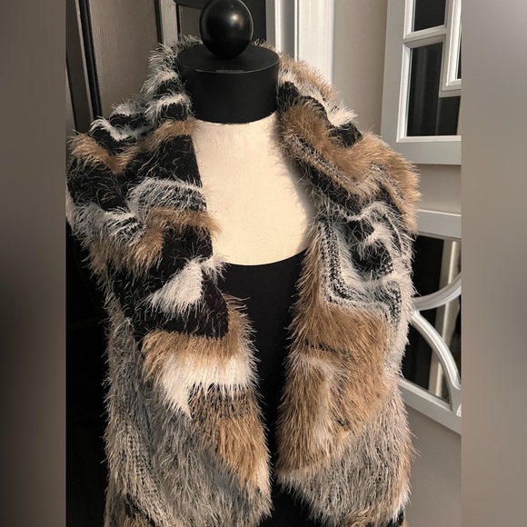 Black and Brown Teddy Jacket Plush and Cozy - Picture 2 of 5